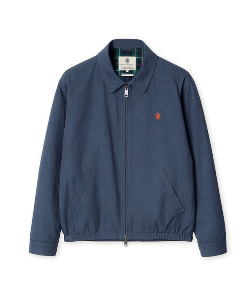 EDINBURGH CLUB(エディンバラクラブ)の「Denim Like Banding Blouson (BLUE)(ブルゾン・メンズ・ブルー・LARGE/MEDIUM/SMALL)」の1枚目の写真