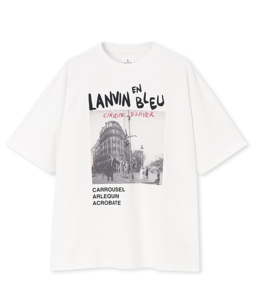 LANVIN en Bleu(ランバンオンブルー)の「“CIRQUE D’ HIVER" フォトグラフィック Tシャツ(Tシャツ/カットソー・メンズ・ホワイト/ブラック・48/46/52/50)」の10枚目の写真