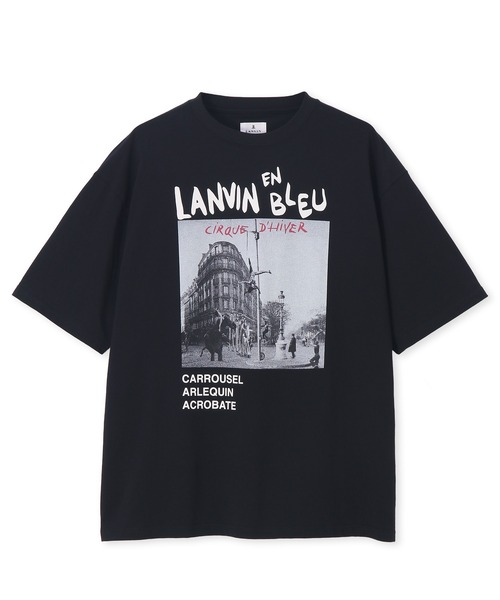 LANVIN en Bleu(ランバンオンブルー)の「“CIRQUE D’ HIVER" フォトグラフィック Tシャツ(Tシャツ/カットソー・メンズ・ホワイト/ブラック・48/46/52/50)」の9枚目の写真