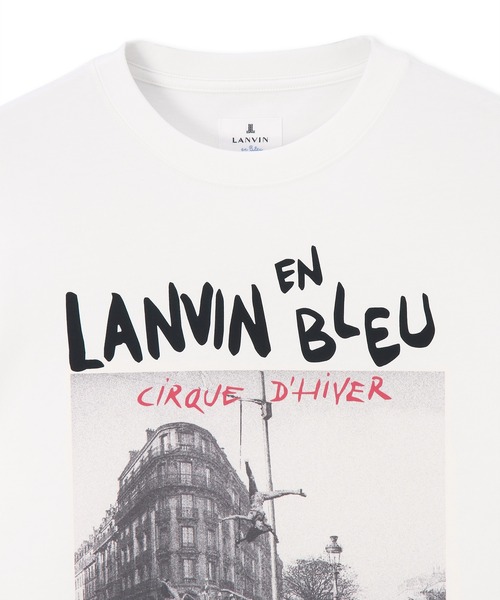 LANVIN en Bleu(ランバンオンブルー)の「“CIRQUE D’ HIVER" フォトグラフィック Tシャツ(Tシャツ/カットソー・メンズ・ホワイト/ブラック・48/46/52/50)」の12枚目の写真