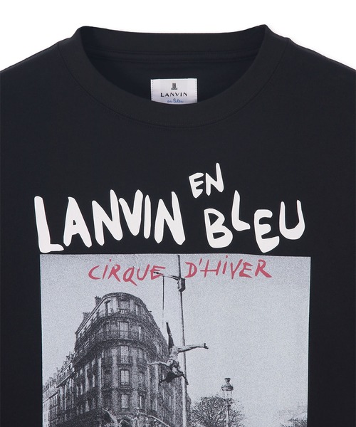 LANVIN en Bleu(ランバンオンブルー)の「“CIRQUE D’ HIVER" フォトグラフィック Tシャツ(Tシャツ/カットソー・メンズ・ホワイト/ブラック・48/46/52/50)」の11枚目の写真