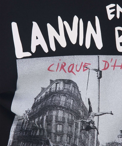 LANVIN en Bleu(ランバンオンブルー)の「“CIRQUE D’ HIVER" フォトグラフィック Tシャツ(Tシャツ/カットソー・メンズ・ホワイト/ブラック・48/46/52/50)」の14枚目の写真
