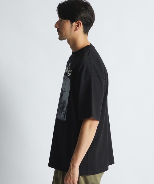 LANVIN en Bleu(ランバンオンブルー)の「“CIRQUE D’ HIVER" フォトグラフィック Tシャツ(Tシャツ/カットソー・メンズ・ホワイト/ブラック・48/46/52/50)」の7枚目の写真