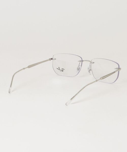 Ray-Ban(レイバン)の「Ray-Ban レイバンメガネフレーム 0RX3768V 2501/スクエア/リムレス(メガネ・メンズ・シルバー・ONE SIZE)」の11枚目の写真