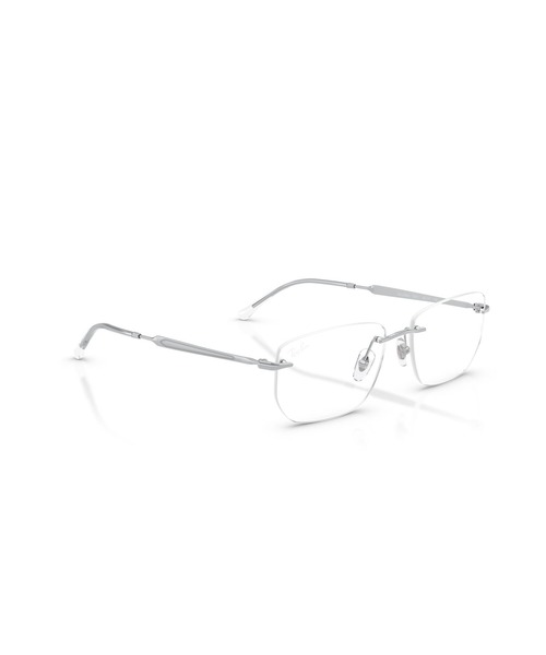 Ray-Ban(レイバン)の「Ray-Ban レイバンメガネフレーム 0RX3768V 2501/スクエア/リムレス(メガネ・メンズ・シルバー・ONE SIZE)」の8枚目の写真