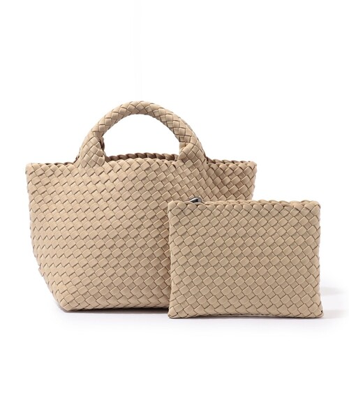 NAGHEDI(ナゲディ)の「NAGHEDI St. Barths Small Tote(トートバッグ・レディース・カーキ/ダークブラウン/ライトベージュ/ブラック・FREE)」の4枚目の写真