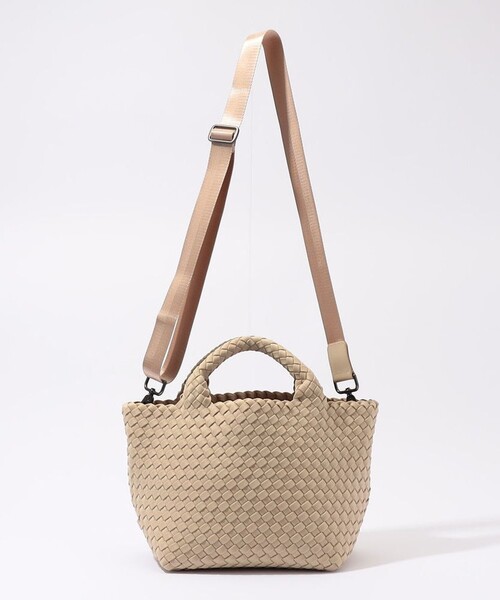 NAGHEDI(ナゲディ)の「NAGHEDI St. Barths Small Tote(トートバッグ・レディース・カーキ/ダークブラウン/ライトベージュ/ブラック・FREE)」の14枚目の写真