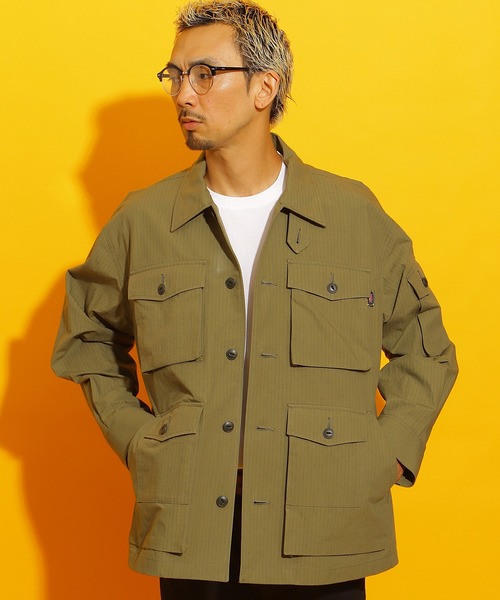 ROTAR(ローター)の「Fade Rip Stop Shirt Jacket(ミリタリージャケット・メンズ・ブラック/カーキ・X-LARGE/LARGE/MEDIUM)」の3枚目の写真