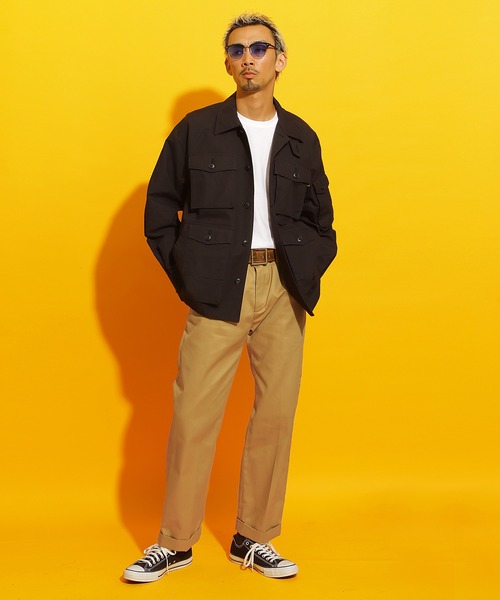 ROTAR(ローター)の「Fade Rip Stop Shirt Jacket(ミリタリージャケット・メンズ・ブラック/カーキ・X-LARGE/LARGE/MEDIUM)」の7枚目の写真