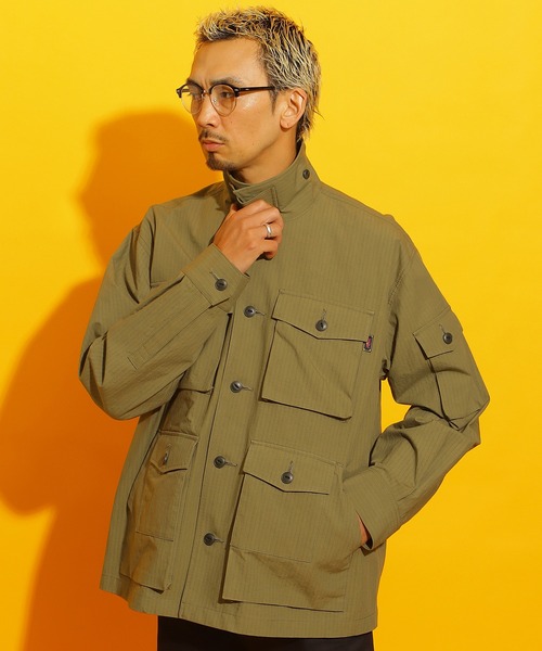 ROTAR(ローター)の「Fade Rip Stop Shirt Jacket(ミリタリージャケット・メンズ・ブラック/カーキ・X-LARGE/LARGE/MEDIUM)」の18枚目の写真