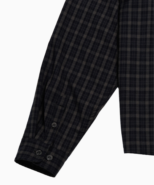 SAINTPAIN（セイントペイン）の「SP クロップヴィンテージチェックシャツチャコール（シャツ/ブラウス・レディース・その他・MEDIUM/LARGE）」の6枚目の写真