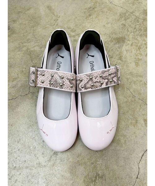 PUMA（プーマ）の「【PUMA】SPEEDCAT BALLET DRESS-UP II WNS（バレエシューズ・レディース・ピンク/グレー・MEDIUM/LARGE）」の10枚目の写真