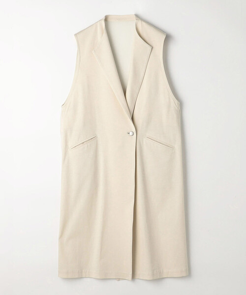 COMME CA（コムサ）の「〔 TALLサイズ 〕 TCポンチ ジレ（ベスト・レディース・ネイビー/ベージュ・15号）」の14枚目の写真