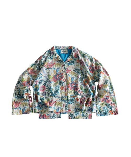 antiqua(アンティカ)の「花柄 ボタニカル柄 ジャケット(その他アウター・レディース・ブルー系その他・ONESIZE)」の11枚目の写真