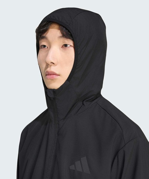 adidas(アディダス)の「トレーニング ウーブン ジャケット / アディダス adidas(その他アウター・メンズ・ブラック・MEDIUM/LARGE/XX-LARGE/SMALL/X-LARGE)」の3枚目の写真