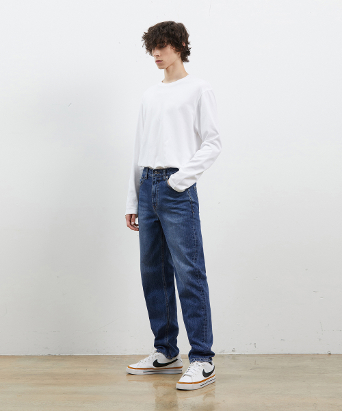 RYUL+WAI（リュルアンドワイ）の「デニムクラックウォッシングパンツダークブルー（デニムパンツ・メンズ・その他・32/34/30）」の2枚目の写真