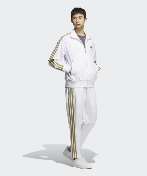 adidas(アディダス)の「Stadium Gold レギュラーフィット トラックトップ / ジャージ / トラックジャケット / アディダス adidas(ジャージ・メンズ・ホワイト・X-LARGE/X-SMALL/MEDIUM/SMALL/LARGE/XX-LARGE)」の3枚目の写真