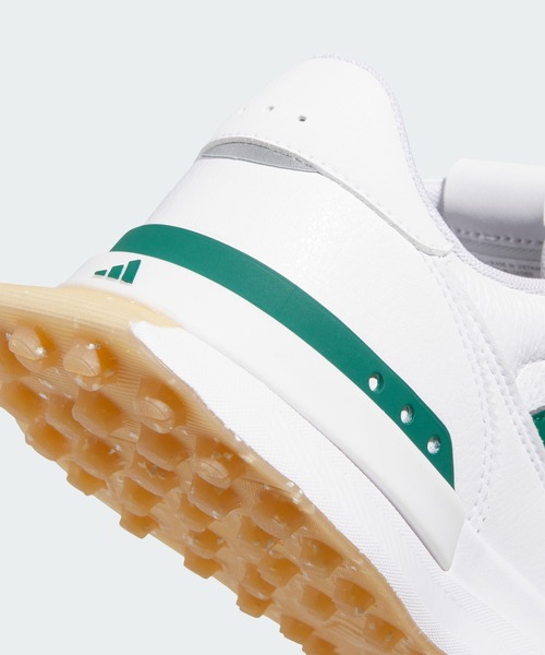 adidas（アディダス）の「S2G 26 レザー スパイクレス ゴルフ / S2G 26 LEATHER SPIKELESS GOLF【adidas Golf/アディダスゴルフ】（スニーカー・レディース・ホワイト×グリーン・22.5cm/23.5cm/24.5cm/25.5cm/23.0cm/24.0cm/25.0cm/26.0cm/22.0cm）」の9枚目の写真