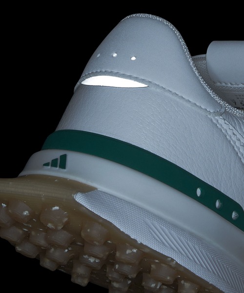 adidas（アディダス）の「S2G 26 レザー スパイクレス ゴルフ / S2G 26 LEATHER SPIKELESS GOLF【adidas Golf/アディダスゴルフ】（スニーカー・レディース・ホワイト×グリーン・22.5cm/23.5cm/24.5cm/25.5cm/23.0cm/24.0cm/25.0cm/26.0cm/22.0cm）」の8枚目の写真