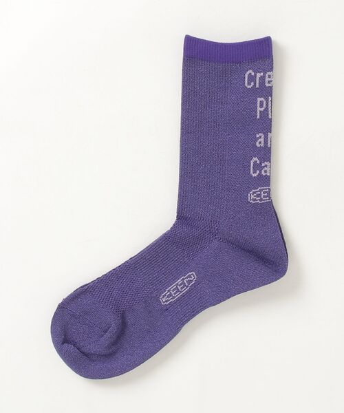 KEEN(キーン)の「【New color】WA-SHI SOCKS CREW / ワシ ソックス クルー / 靴下(ソックス/靴下・レディース・パープル・S/M/L)」の1枚目の写真