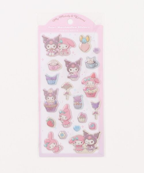 sanrio（サンリオ）の「【 sanrio 】 サンリオキャラクターズ パールマシュマロシール 26S7（ステッカー/テープ・レディース・ライトパープル/ブルー系その他/ブルー系その他2/ピンク/ライトピンク・FREE）」の5枚目の写真