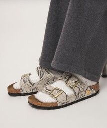 【国内EXCLUSIVE】<BIRKENSTOCK>アリゾナ プリント スネーク サンダル