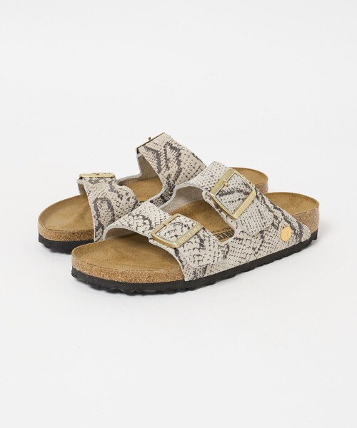 BIRKENSTOCK(ビルケンシュトック)の「【国内EXCLUSIVE】<BIRKENSTOCK>アリゾナ プリント スネーク サンダル(サンダル・レディース・オフホワイト・38/35/36/37)」の4枚目の写真
