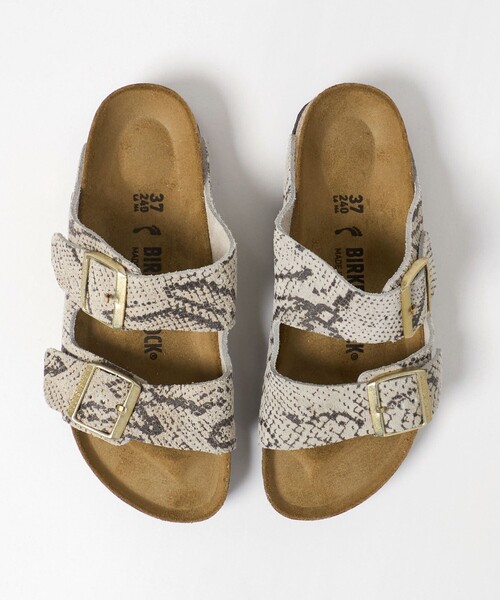 BIRKENSTOCK(ビルケンシュトック)の「【国内EXCLUSIVE】<BIRKENSTOCK>アリゾナ プリント スネーク サンダル(サンダル・レディース・オフホワイト・38/35/36/37)」の5枚目の写真