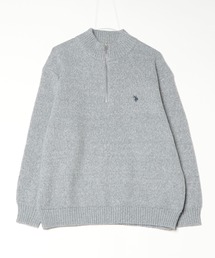 U.S. POLO ASSN./ユーエスポロアッスン メランジハーフジップ