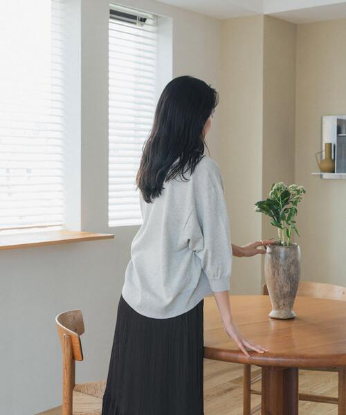 URBAN RESEARCH DOORS（アーバンリサーチドアーズ）の「ウォッシャブルブライトプルオーバー（その他トップス・レディース・チャコールグレー/オートミール/ブラウン系その他・FREE）」の16枚目の写真
