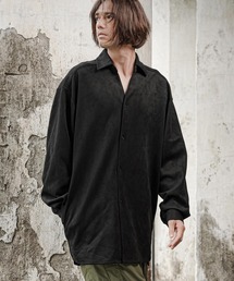 ms6608-Ponti Suede Skipper Long Shirt スキッパーロングシャツ(GM-A6202W-009)