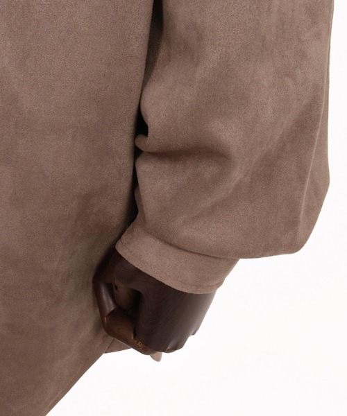CAMBIO(カンビオ)の「ms6608-Ponti Suede Skipper Long Shirt スキッパーロングシャツ(GM-A6202W-009)(シャツ/ブラウス・メンズ・ブラック/カーキブラウン/グレイッシュベージュ・S/M/L)」の22枚目の写真