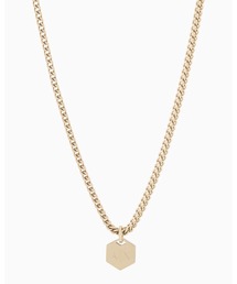 ARMANI EXCHANGE（アルマーニエクスチェンジ）の「【A|X アルマーニ エクスチェンジ】つや消しゴールドトーンステンレススチールネックレス(Gold)_AXG0185710（ネックレス）」
