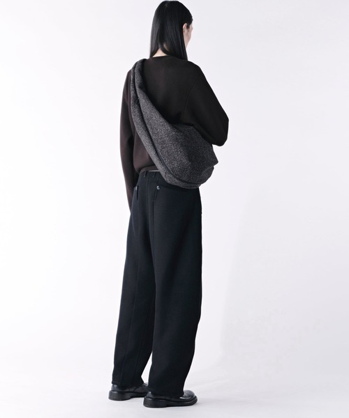Cote&Ciel(コートエシエル)の「【cote&ciel/コートエシエル】 Reno Tweed Anthracite / 2WAY ショルダーバッグ ベスト(ショルダーバッグ・メンズ・ブラック×グレー・FREE)」の3枚目の写真