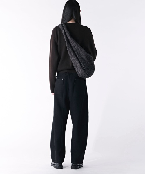 Cote&Ciel(コートエシエル)の「【cote&ciel/コートエシエル】 Reno Tweed Anthracite / 2WAY ショルダーバッグ ベスト(ショルダーバッグ・メンズ・ブラック×グレー・FREE)」の4枚目の写真
