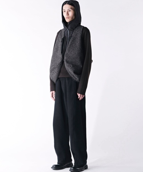 Cote&Ciel(コートエシエル)の「【cote&ciel/コートエシエル】 Reno Tweed Anthracite / 2WAY ショルダーバッグ ベスト(ショルダーバッグ・メンズ・ブラック×グレー・FREE)」の9枚目の写真