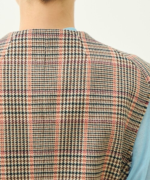MACPHEE（マカフィー）の「ブリティッシュチェック ミドルジレ（ベスト・レディース・ブラウン系その他・36）」の9枚目の写真