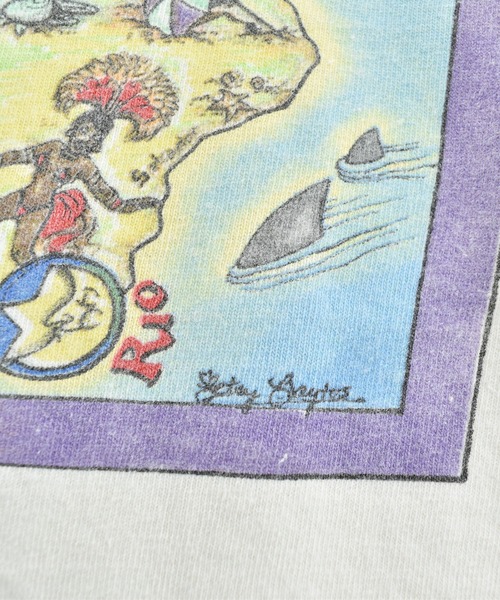 LABORATORY R(ラボラトリーアール)の「【USED】90’s Jimmy Buffett “CARNIVAL TOUR 1998” バンド Tシャツ(Tシャツ/カットソー・メンズ・ホワイト・X-LARGE)」の4枚目の写真
