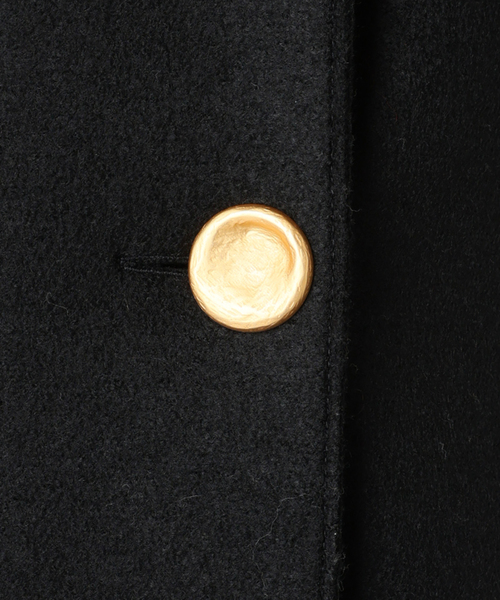 HARRIS WHARF LONDON(ハリスワーフロンドン)の「HARRIS WHARF LONDON Women dropped shoulder d.b. jacket p コート(その他アウター・レディース・ブラック・42)」の14枚目の写真