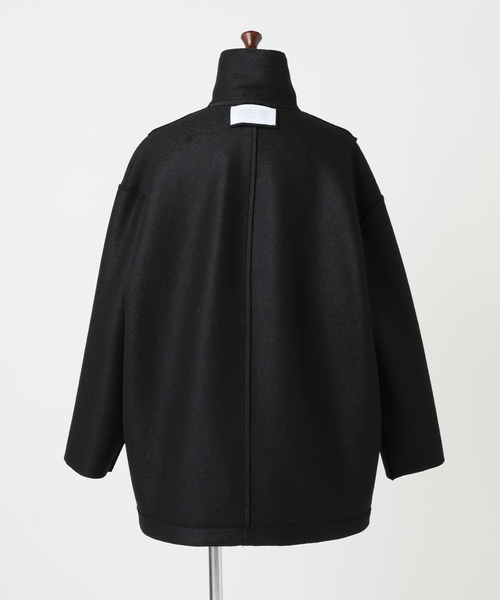 HARRIS WHARF LONDON(ハリスワーフロンドン)の「HARRIS WHARF LONDON Women dropped shoulder d.b. jacket p コート(その他アウター・レディース・ブラック・42)」の16枚目の写真