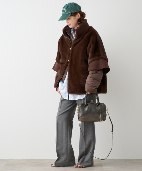 GOLDEN GOOSE（ゴールデングース）の「【GOLDEN GOOSE / ゴールデングース】VITA BAG（ボストンバッグ・レディース・ブラウン・FREE）」の3枚目の写真