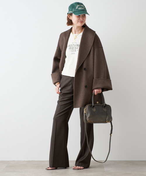 GOLDEN GOOSE（ゴールデングース）の「【GOLDEN GOOSE / ゴールデングース】VITA BAG（ボストンバッグ・レディース・ブラウン・FREE）」の4枚目の写真