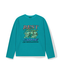 DUCK LS Tシャツ (C.BLUE)