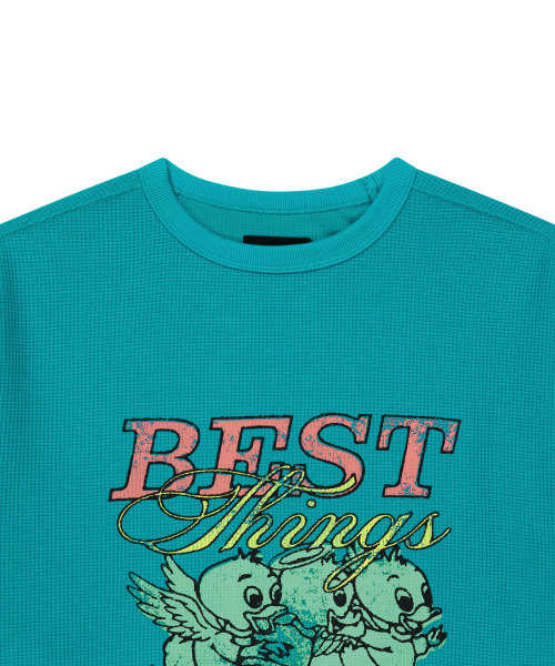 WKNDRS（ウィーキャンドース）の「DUCK LS Tシャツ (C.BLUE)（Tシャツ/カットソー・レディース・その他・SMALL/MEDIUM/LARGE/X-LARGE）」の3枚目の写真
