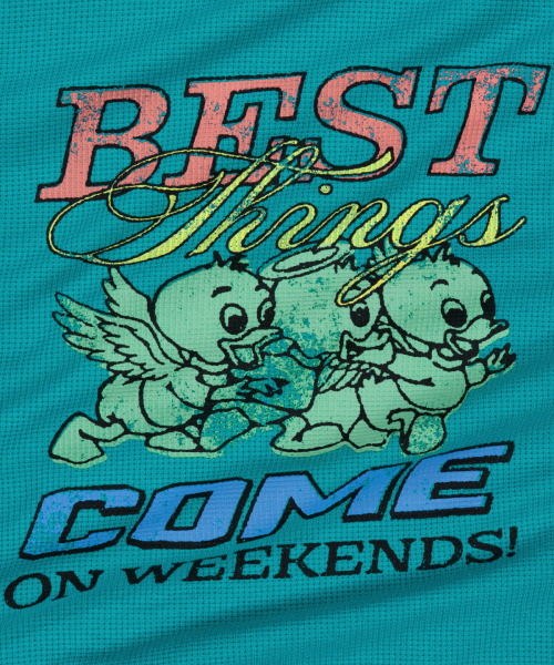 WKNDRS（ウィーキャンドース）の「DUCK LS Tシャツ (C.BLUE)（Tシャツ/カットソー・レディース・その他・SMALL/MEDIUM/LARGE/X-LARGE）」の6枚目の写真