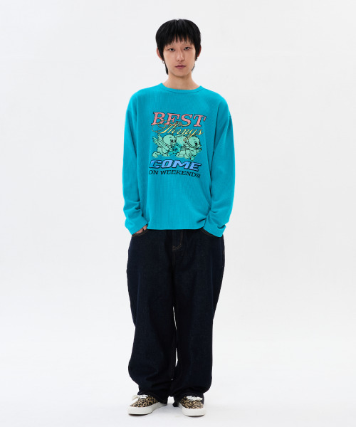 WKNDRS（ウィーキャンドース）の「DUCK LS Tシャツ (C.BLUE)（Tシャツ/カットソー・レディース・その他・SMALL/MEDIUM/LARGE/X-LARGE）」の7枚目の写真
