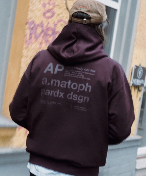AEWEN MATOPH(イウエン マトフ)の「<PARADOX DESIGNAM for AEWEN MATOPH>スウェット フーディー(Tシャツ/カットソー・レディース・ワイン/ライトグレー/ブラック・FREE)」の3枚目の写真