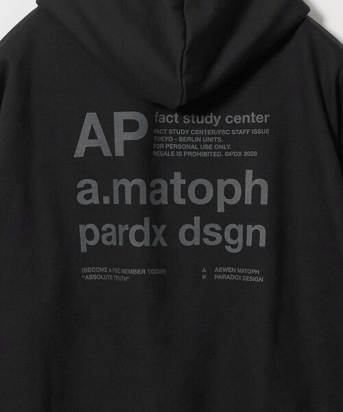 AEWEN MATOPH(イウエン マトフ)の「<PARADOX DESIGNAM for AEWEN MATOPH>スウェット フーディー(Tシャツ/カットソー・レディース・ワイン/ライトグレー/ブラック・FREE)」の10枚目の写真