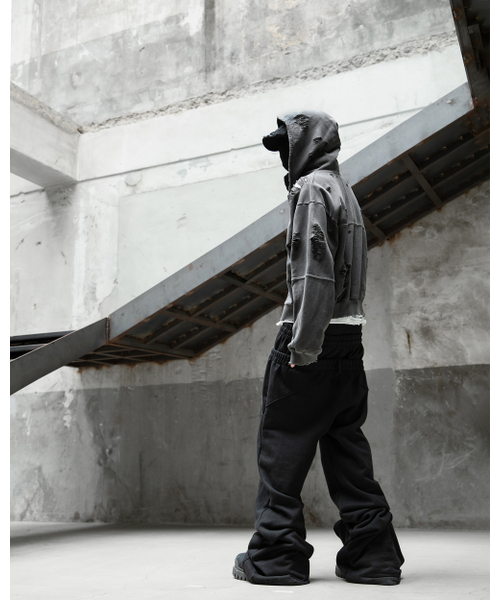 ROARINGRAD(ロアリングラド)の「デミジクロップフードジップアップブラック(パーカー・レディース・その他・MEDIUM/LARGE)」の4枚目の写真