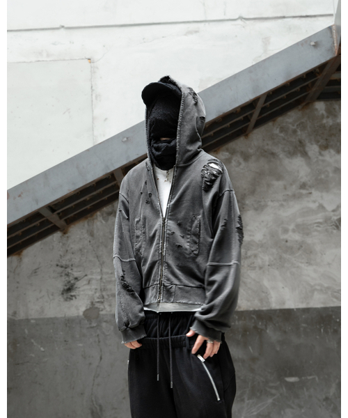 ROARINGRAD(ロアリングラド)の「デミジクロップフードジップアップブラック(パーカー・レディース・その他・MEDIUM/LARGE)」の6枚目の写真